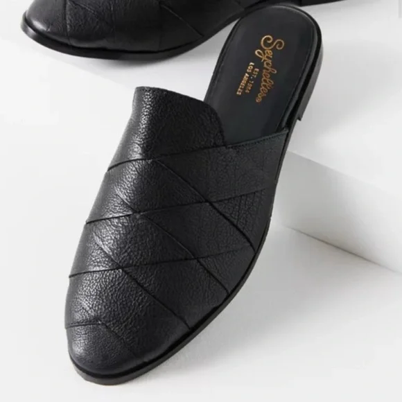 Seychelles Shoes Survival Black Leather Slipon Mules Poshmark
